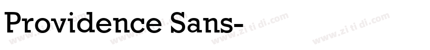 Providence Sans字体转换